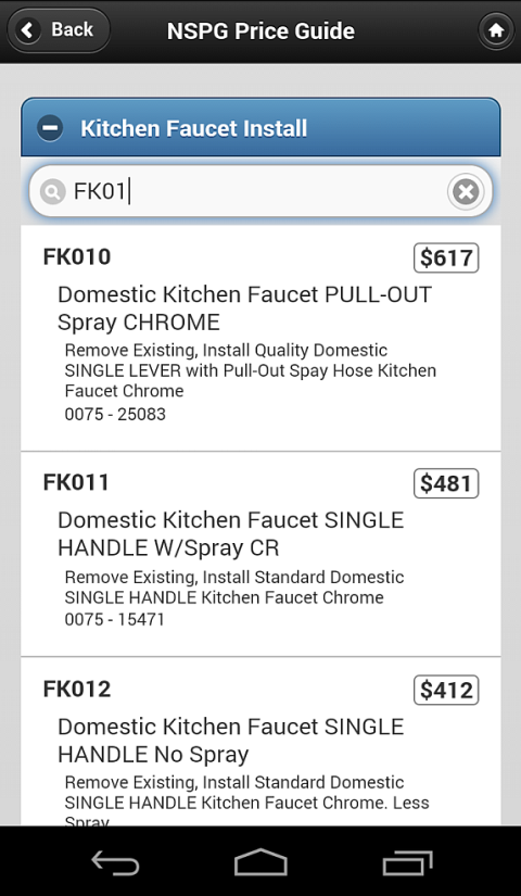Flat Rate Web App
